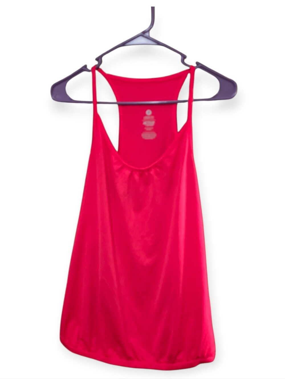 Old Navy Active Neon Rose Pink Racerback Workout Tank Top Size M - Picture 2 of 5
